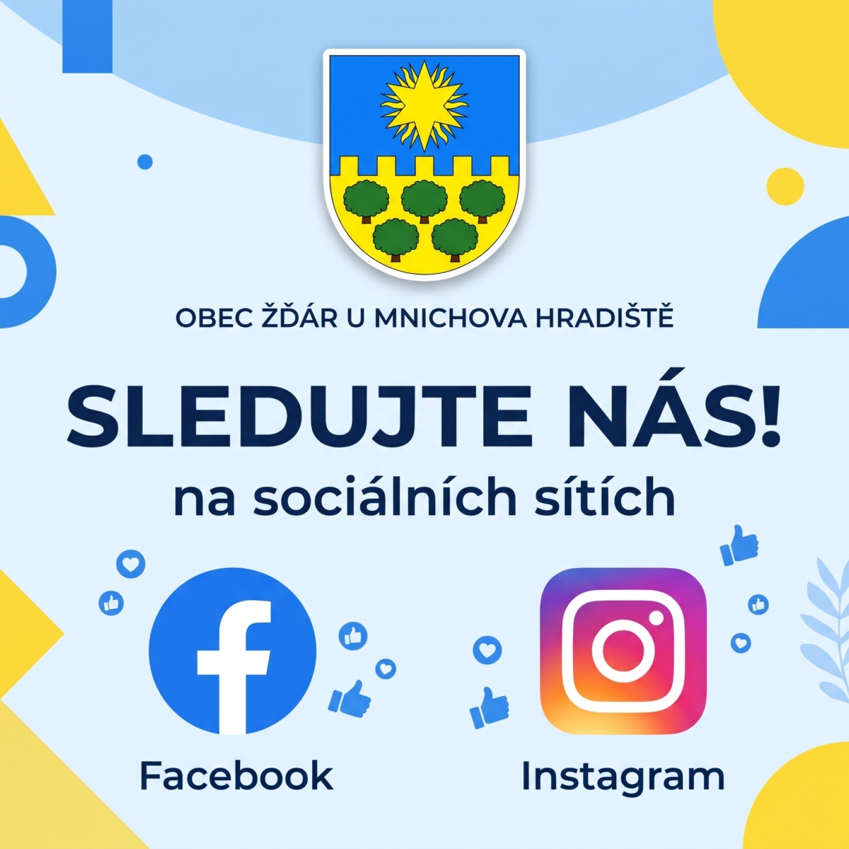 banner sociální sítě